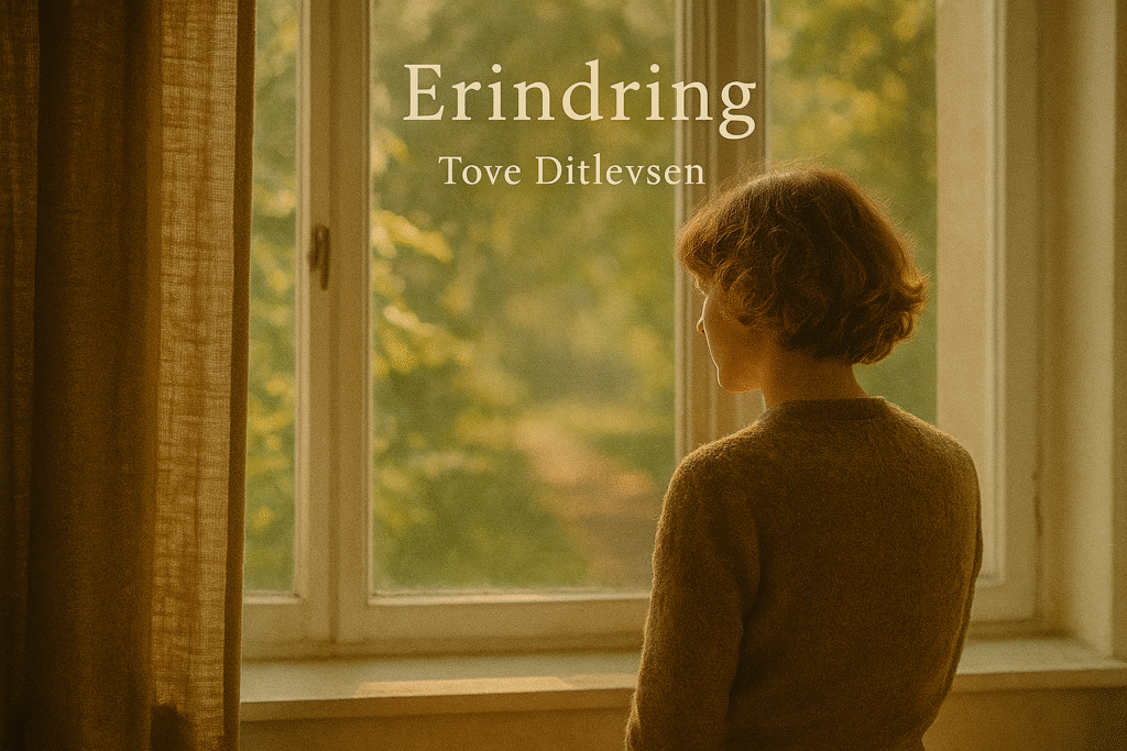 erindring tove ditlevsen digt